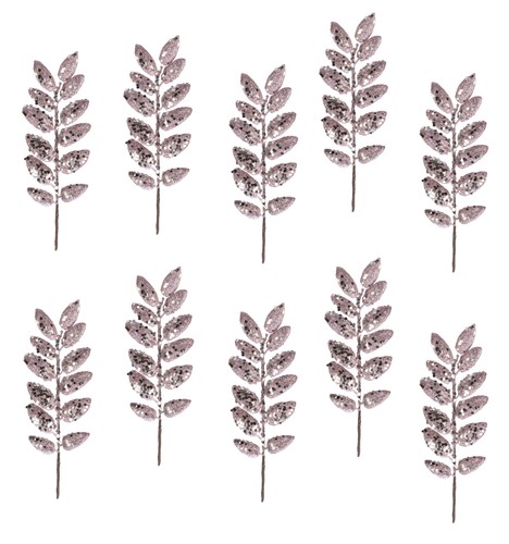 Clearance pink glitter - clearance, leaf